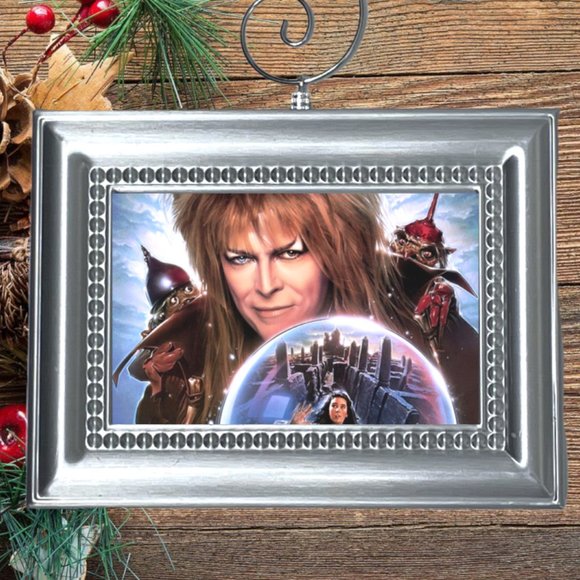Labyrinth Movie Memorabilia David Bowie Jennifer Connelly Christmas Ornament‎ - Picture 1 of 3